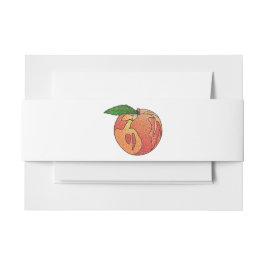 glitterperzik uitnodigingen wikkel