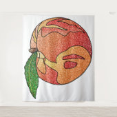 glitterperzik wandkleed (Voorkant)