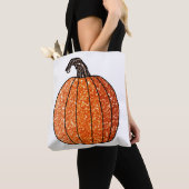 Glitterpompoen Tote Bag (Dichtbij)