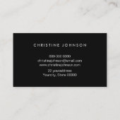 Glitterpootafdruk logo visitekaartje (Achterkant)