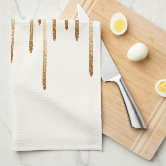 Glitterregen Theedoek (Quarter Fold)