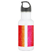 Glitterregenbooggradiënt Waterfles (Achterkant)