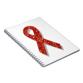 glitterrode lint notitieboek (Rechterzijde)