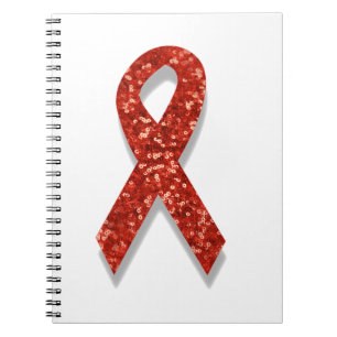 glitterrode lint notitieboek