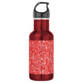 Glitterrood Waterfles (Voorkant)