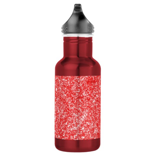 Glitterrood Waterfles (Rechts)