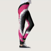 Glitterroze kerstkrans leggings (Rechts)