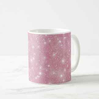 Glitterroze Koffiemok