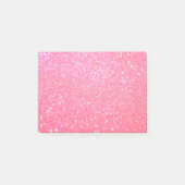 Glitterroze Post-it® Notes (Voorkant)