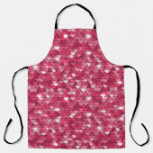 Glitterroze sequentieel schort (Voorkant)