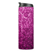 Glitterroze sequenties thermosbeker (Geroteerd rechts)