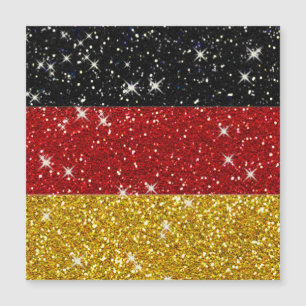 Glitters Duitsland Vlag met Sparkles