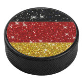 Glitters Duitsland Vlag met Sparkles Hockey Puck (3/4)