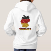 Glitters Duitsland Vlag met Sparkles Hoodie (Achterkant)