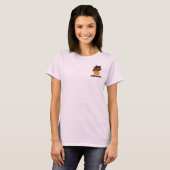 Glitters Duitsland Vlag met Sparkles T-shirt (Voorkant volledig)