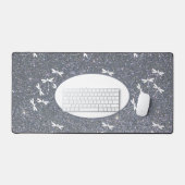 Glitters en libellen gepersonaliseerd bureaumat (Keyboard & Muis)