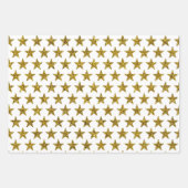  glitters en sterren  inpakpapier vel (Voorkant 2)