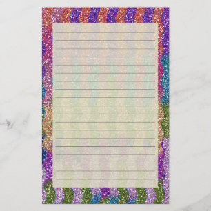 Glitters in Waves Briefpapier