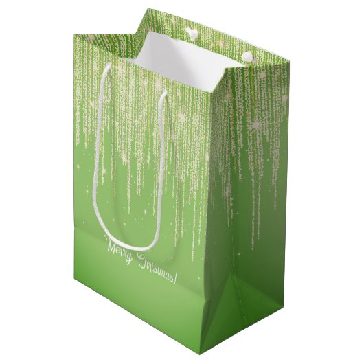 Glitters Medium Cadeauzakje (Voorkant Gekanteld)