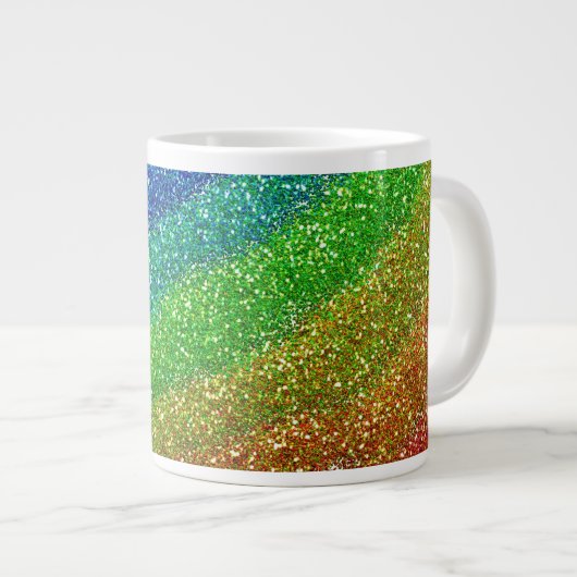 Glitters Rainbow Grote Koffiekop (Voorkant rechts)