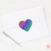 Glitters Rainbow Hart Sticker (Envelop)