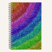 Glitters Rainbow Notitieboek (Voorkant)