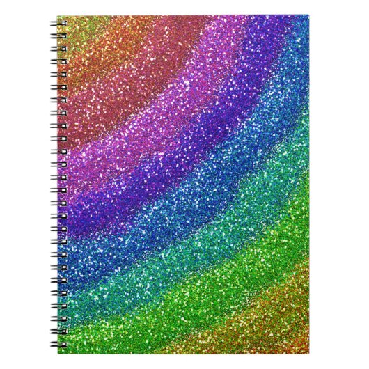 Glitters Rainbow Notitieboek (Voorkant)
