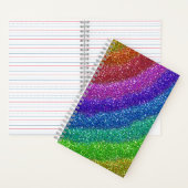 Glitters Rainbow Notitieboek (Binnen)