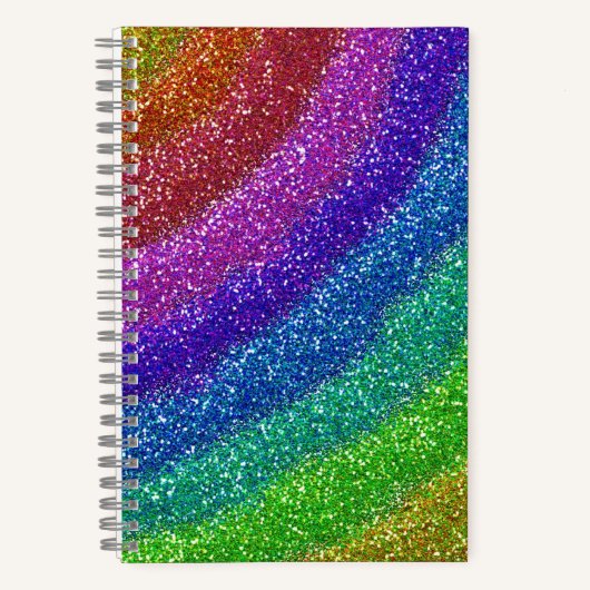 Glitters Rainbow Notitieboek (Voorkant)