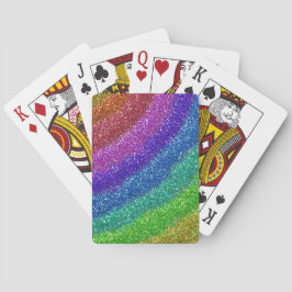 Glitters Rainbow Pokerkaarten