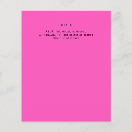 Glitters Schattig 16 Vrolijk Roze 16de Verjaardag Flyer (Achterkant)