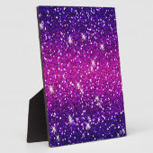 Glitters Sparkles Paarse Roze Textuur Fotoplaat (Zijkant)