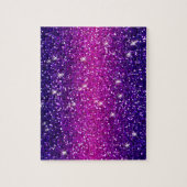 Glitters Sparkles Paarse roze textuur Legpuzzel (Verticaal)
