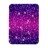 Glitters Sparkles Paarse Roze Textuur Magneet (Verticaal)