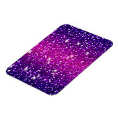 Glitters Sparkles Paarse Roze Textuur Magneet (Linkerzijde)