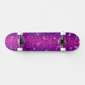 Glitters Sparkles Paarse Roze Textuur Persoonlijk Skateboard (Horizontaal)