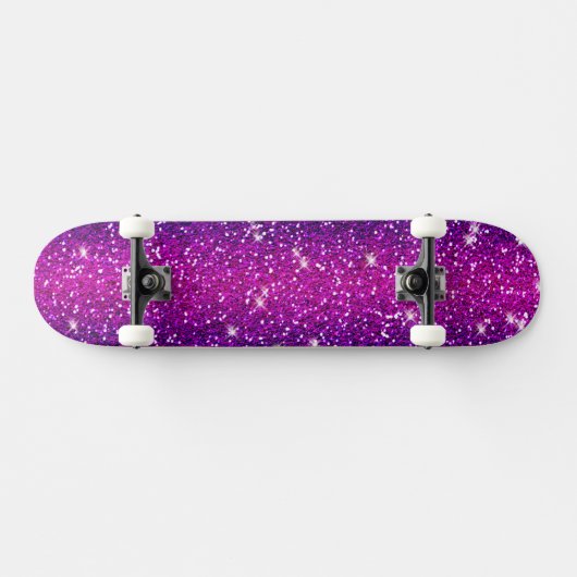 Glitters Sparkles Paarse Roze Textuur Persoonlijk Skateboard (Horizontaal)