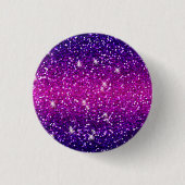 Glitters Sparkles Paarse Roze Textuur Ronde Button 3,2 Cm (Voorkant)