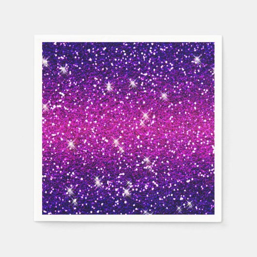 Glitters Sparkles Paarse Roze Textuur Servet (Voorkant)