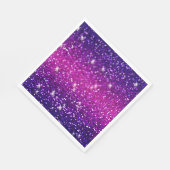 Glitters Sparkles Paarse Roze Textuur Servetten (Hoek)