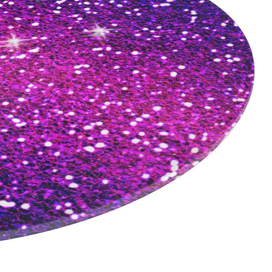 Glitters Sparkles Paarse Roze Textuur Snijplank (Hoek)