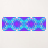 Glittersneeuwvlokken Yogamat (Voorkant (horizontaal))