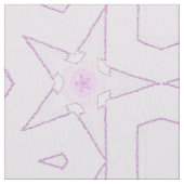 Glitterster blush geometrisch patroon stof (Close Up)