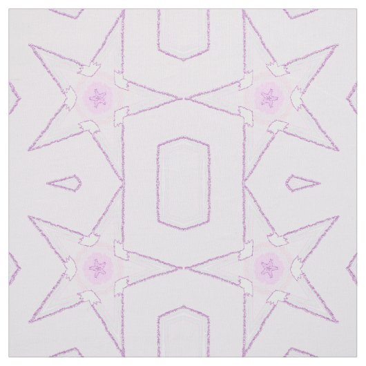 Glitterster blush geometrisch patroon stof (Swatch)