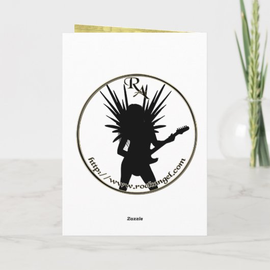 glitterster feestdagen kaart (Achterkant)