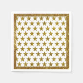 Glittersterren luiers servet (Voorkant)