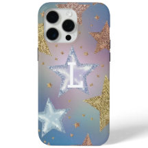 Glittersterren met monogram