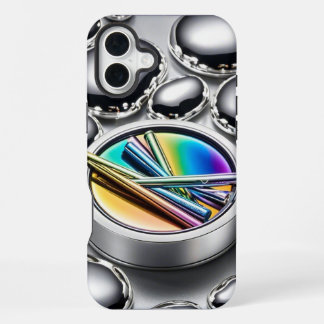 Glittersterrenstelsel: Fonkelende Sterrenhoes iPhone 16 Plus Hoesje