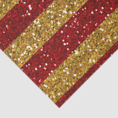 Glitterstrips voor goud en rood tissuepapier (Detail)