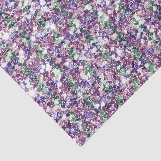 Glitterstructuur gemengde kleuren tissuepapier (Detail)